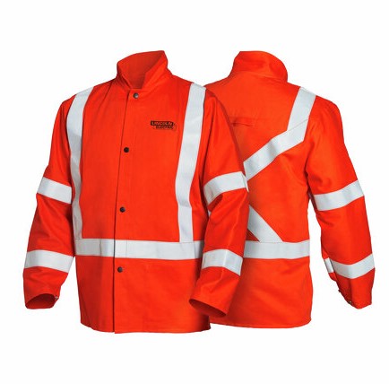Lincoln High Visibility FR Orange Jacket - Arc-i Welding Industries